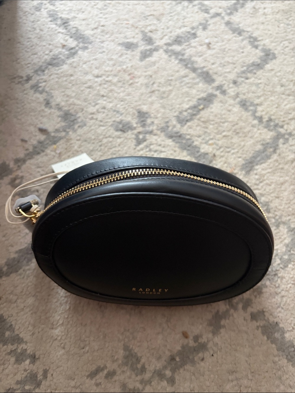 Radley London Black Oval Crossbody Bag